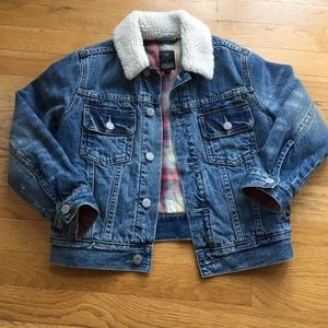 Gap Kids Pendleton Quilted Jean Jacket